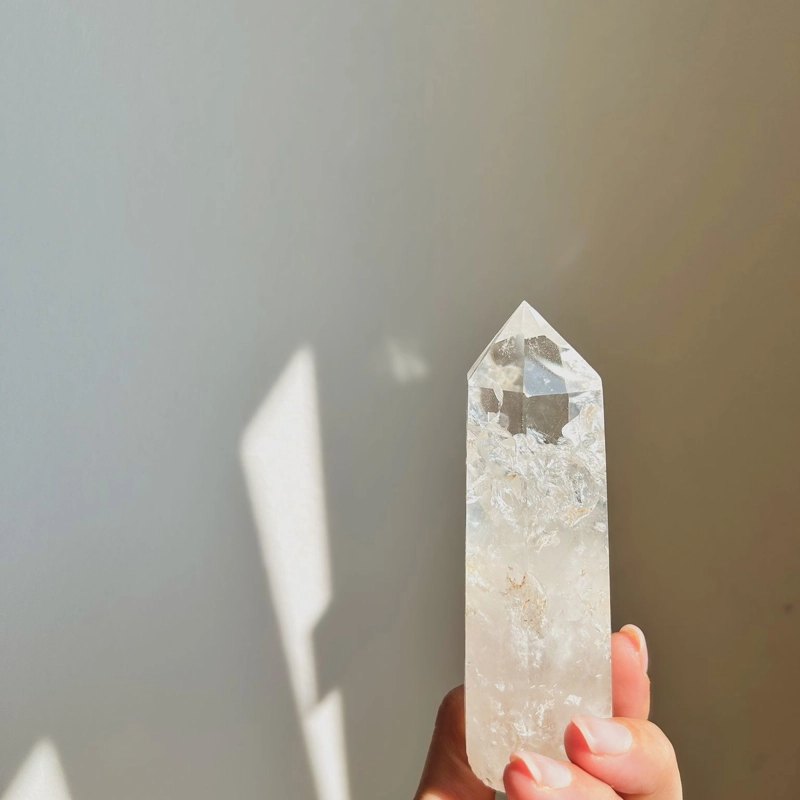 punta in Quarzo Ialino